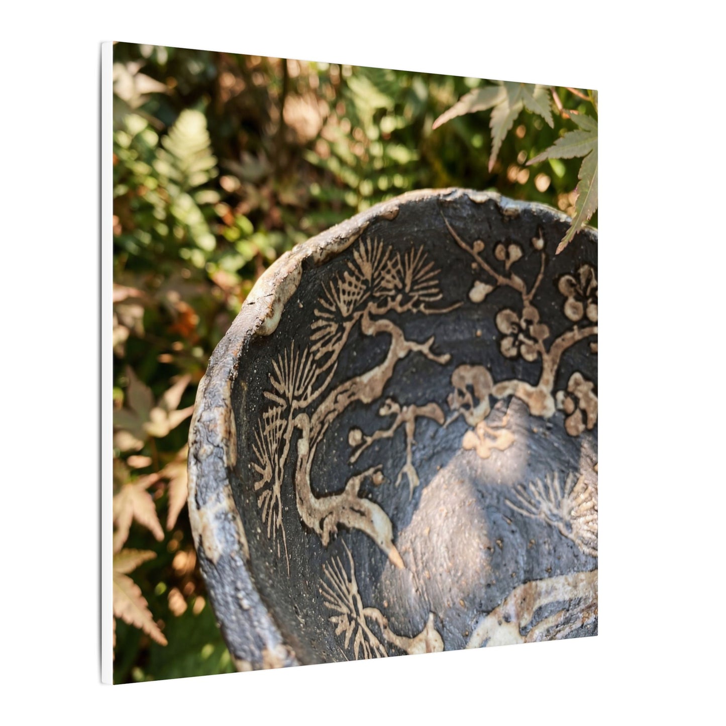 Ceramic Bowl Canvas Art | Summer Japandi Japanese Pattern Art