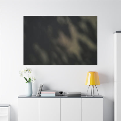 Dappled Shadow Play Canvas Art - Dark Japandi Ma