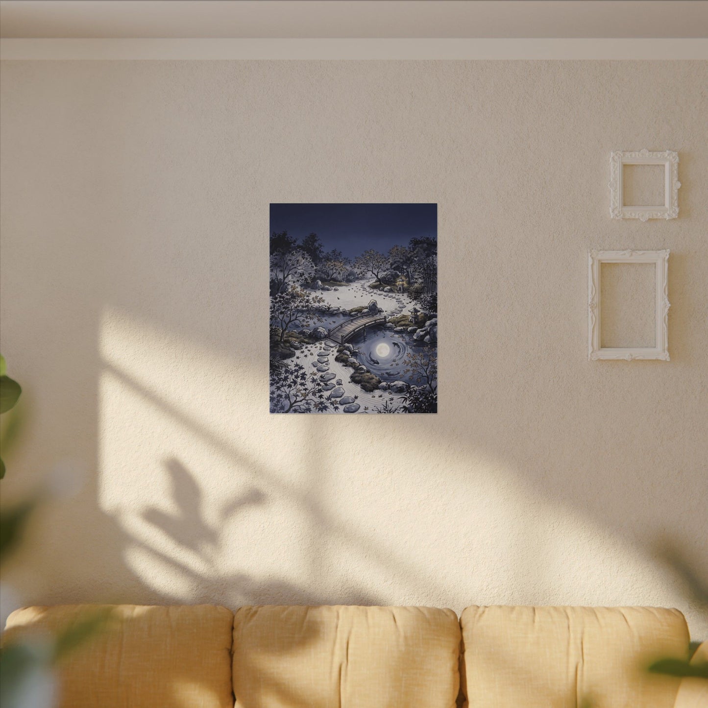 Torii Gate Enso Canvas Art | Contemplative Zen Art