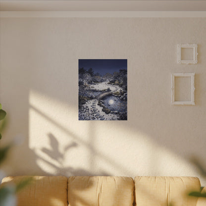 Torii Gate Enso Canvas Art | Contemplative Zen Art