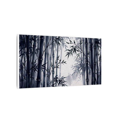 Tranquil Bamboo Grove Canvas Art - Sumi E Zen
