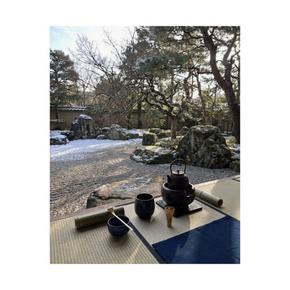 Ma Tea Ceremony Wall Art Print - Zen Karesansui