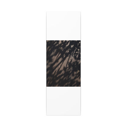 Shadow Play Summer Canvas Art | Dark Japandi Moody Design