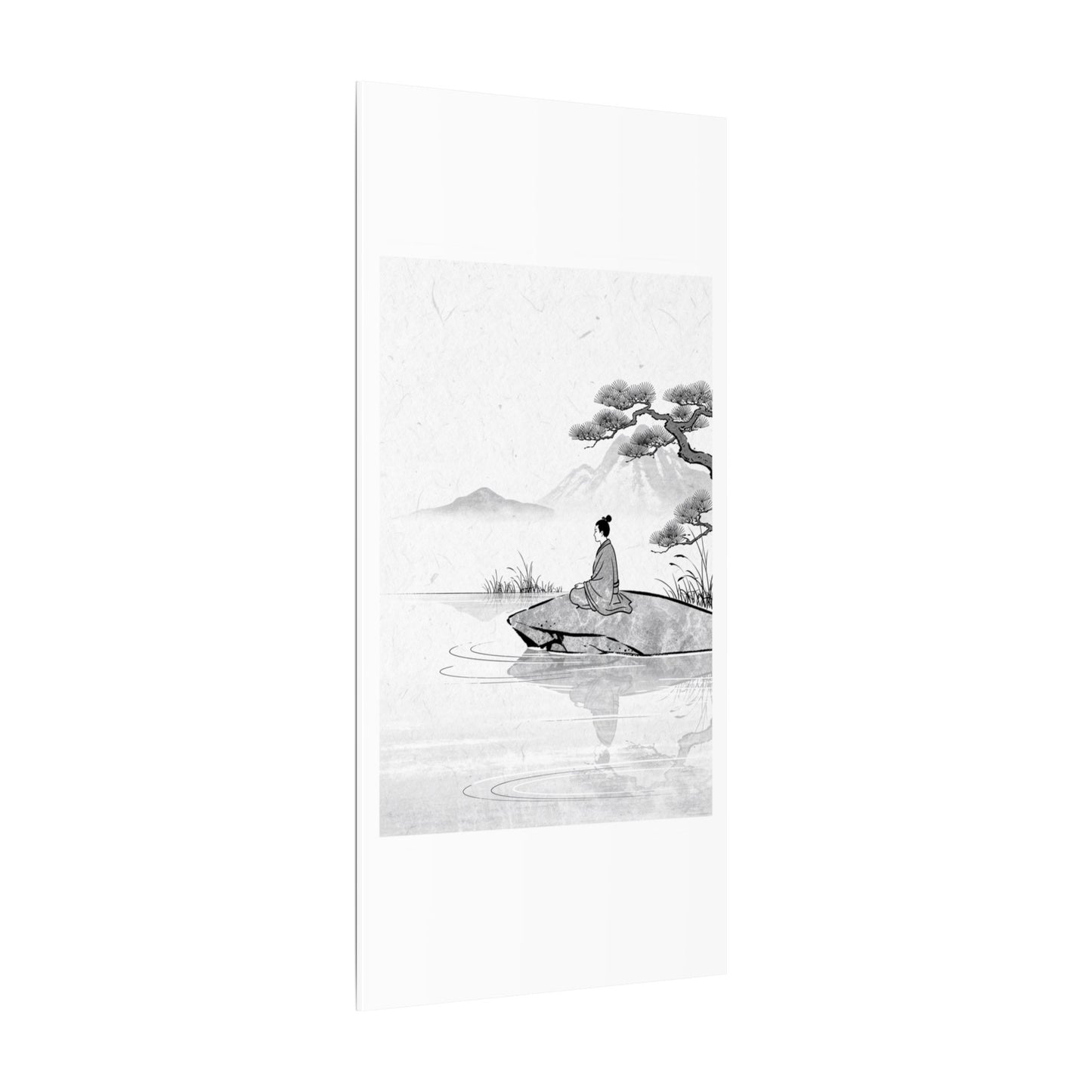 Meditation Harmonious Zen Ukiyo-e Canvas Art