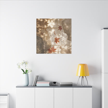 Datsuzoku Shoji Screen Canvas Art - Japandi Japanese Pattern