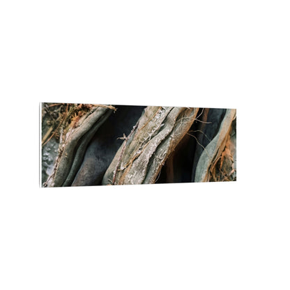 Silk Drape Winter Canvas Art | Japandi Cozy Design