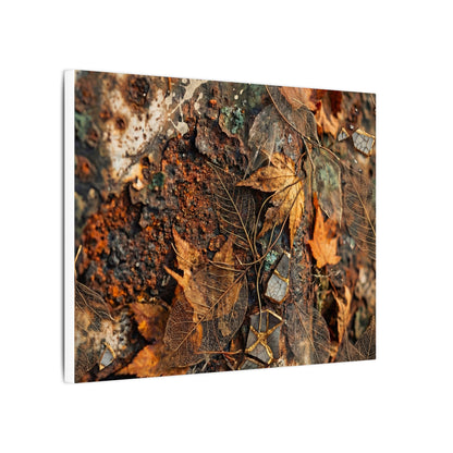 Rust Patina Canvas Art | Autumn Japandi Texture Art