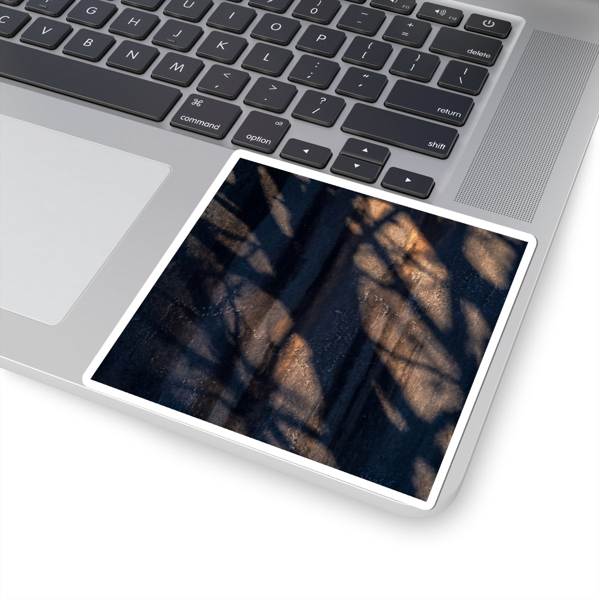 Shadow Play Shadow Zen Sticker | Atmospheric Dark Japandi Art Art Print