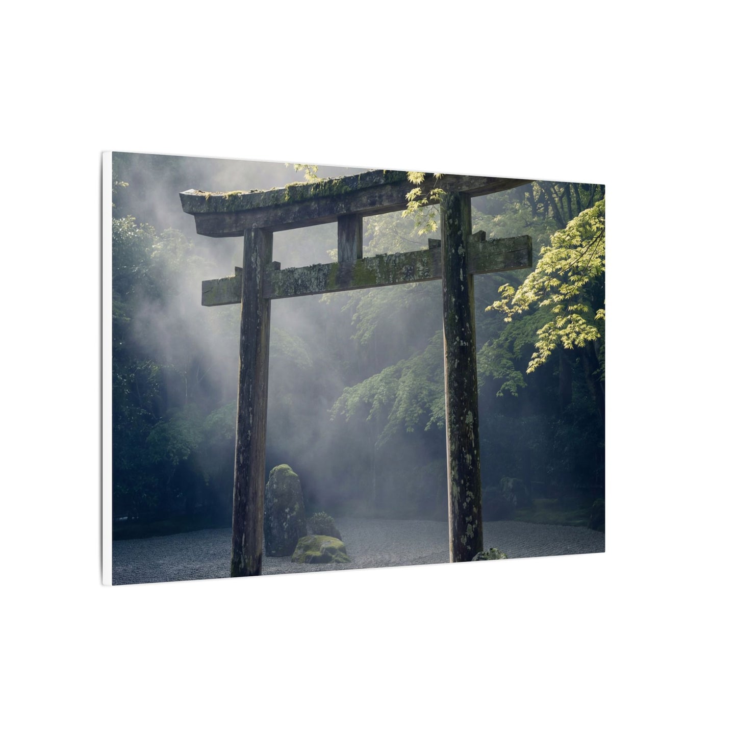 Torii Gate Canvas Art | Spring Zen Karesansui Art
