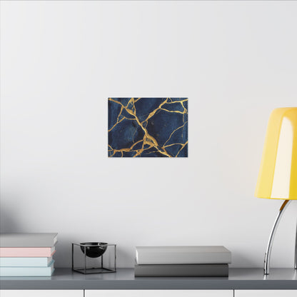 Kintsugi Crackle Canvas Art