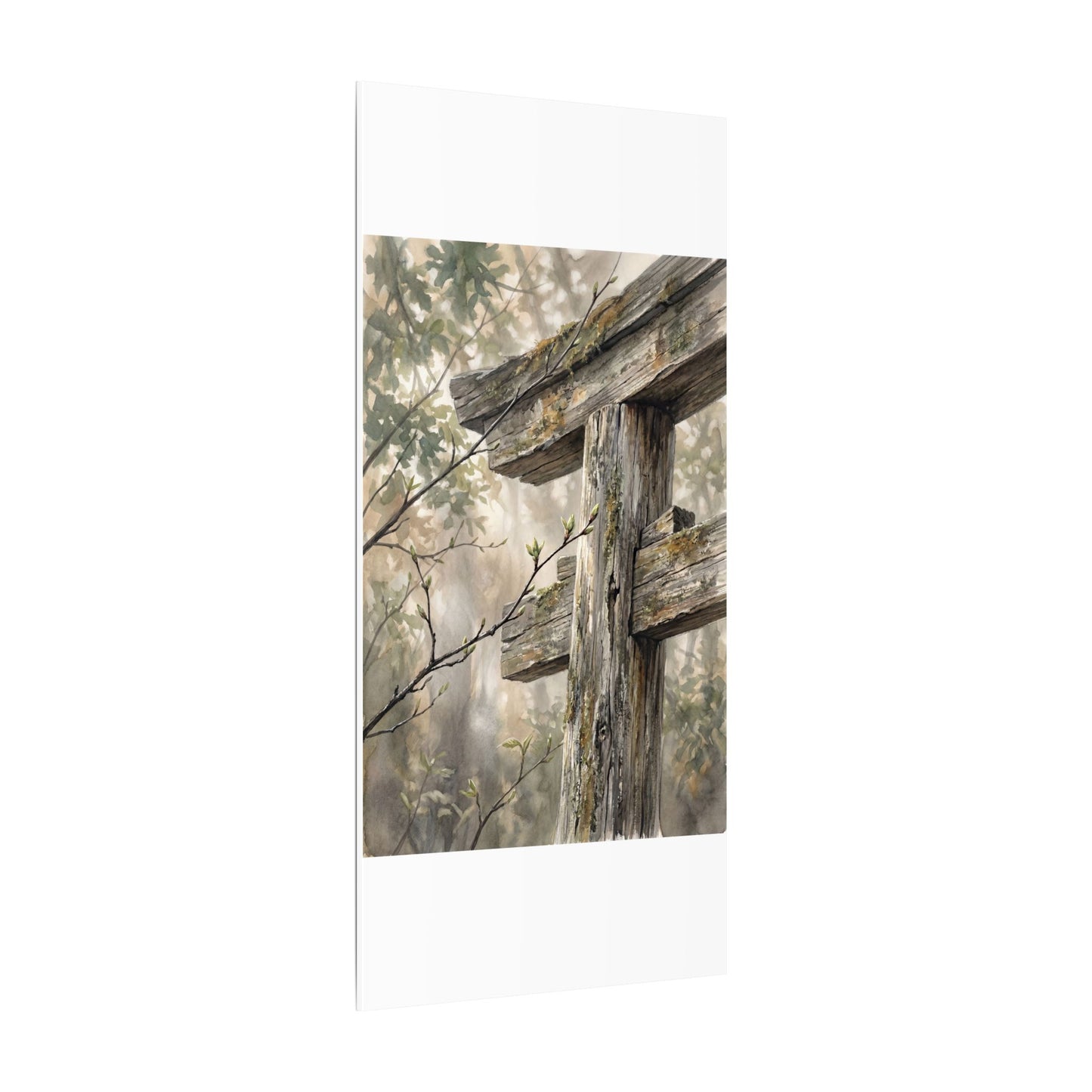 Torii Gate Spring Canvas Art | Japandi Neutral Design