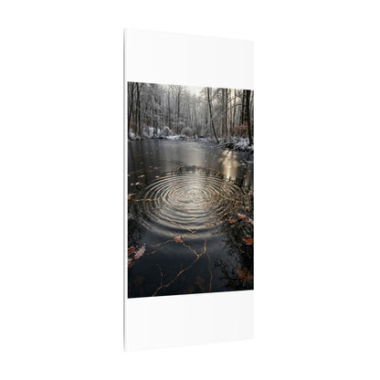 Water Ripple Broken Beauty Canvas Art | Artful Kintsugi Art