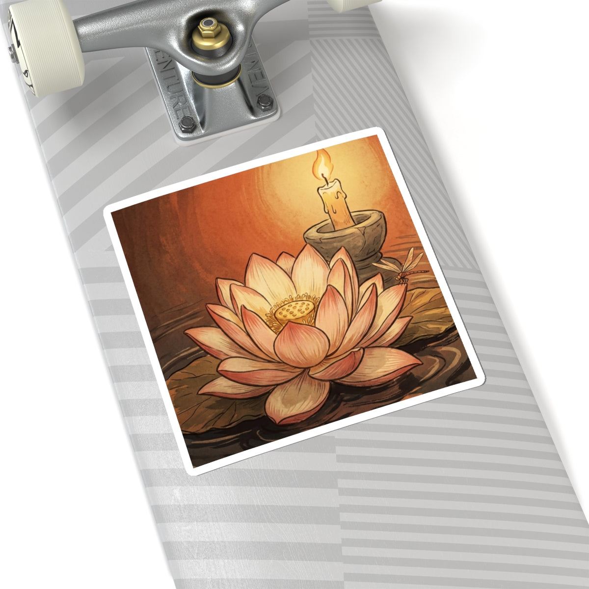 Fukinsei Dried Flowers Sticker - Japandi Texture