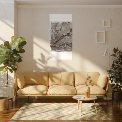 Summer Cherry Blossom Texture Canvas Art | Earthy Decor