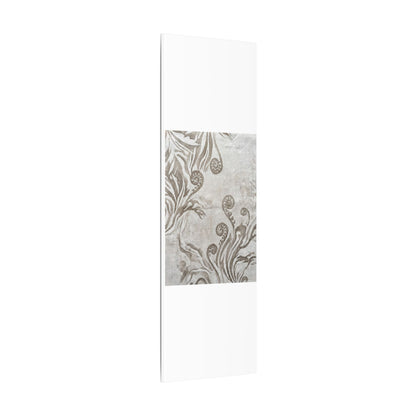 Japandi Fern Unfurling in Overcast | Japanese Pattern Canvas Art