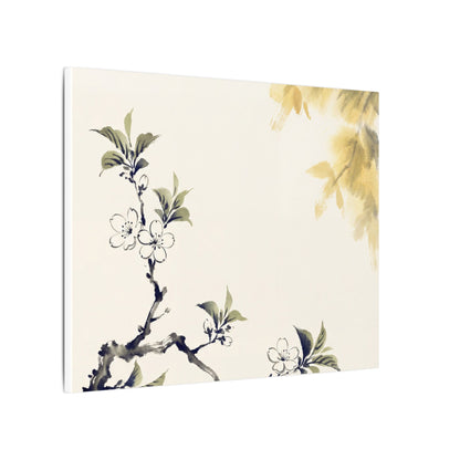 Kanso Cherry Blossom Canvas Art - Zen Sumi E