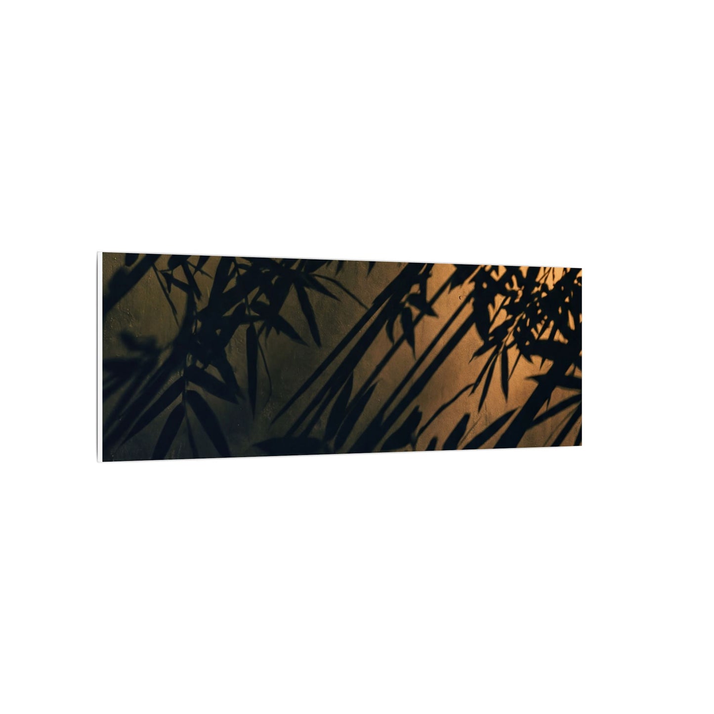 Sophisticated Shadow Play Canvas Art - Shadow Zen Dark Japandi