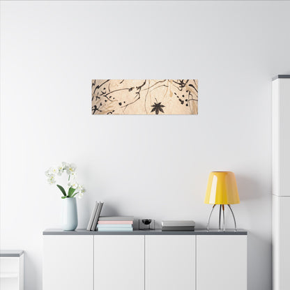 Golden Hour Shoji Screen Canvas Art - Japandi Fukinsei