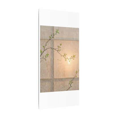 Shoji Screen Canvas Art | Spring Japandi Minimal Line Art