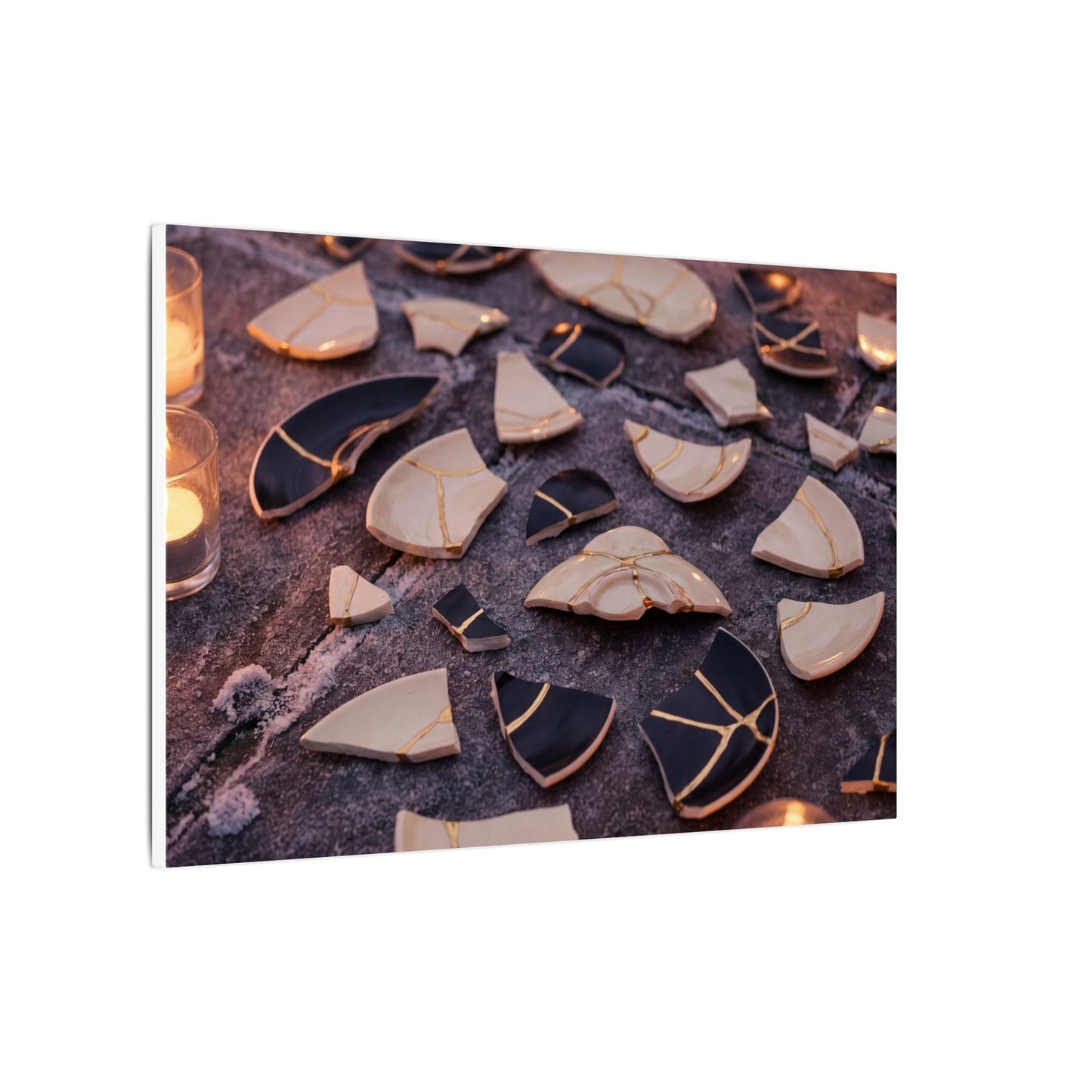 Winter Broken Pottery Broken Beauty Canvas Art | Beautiful Decor