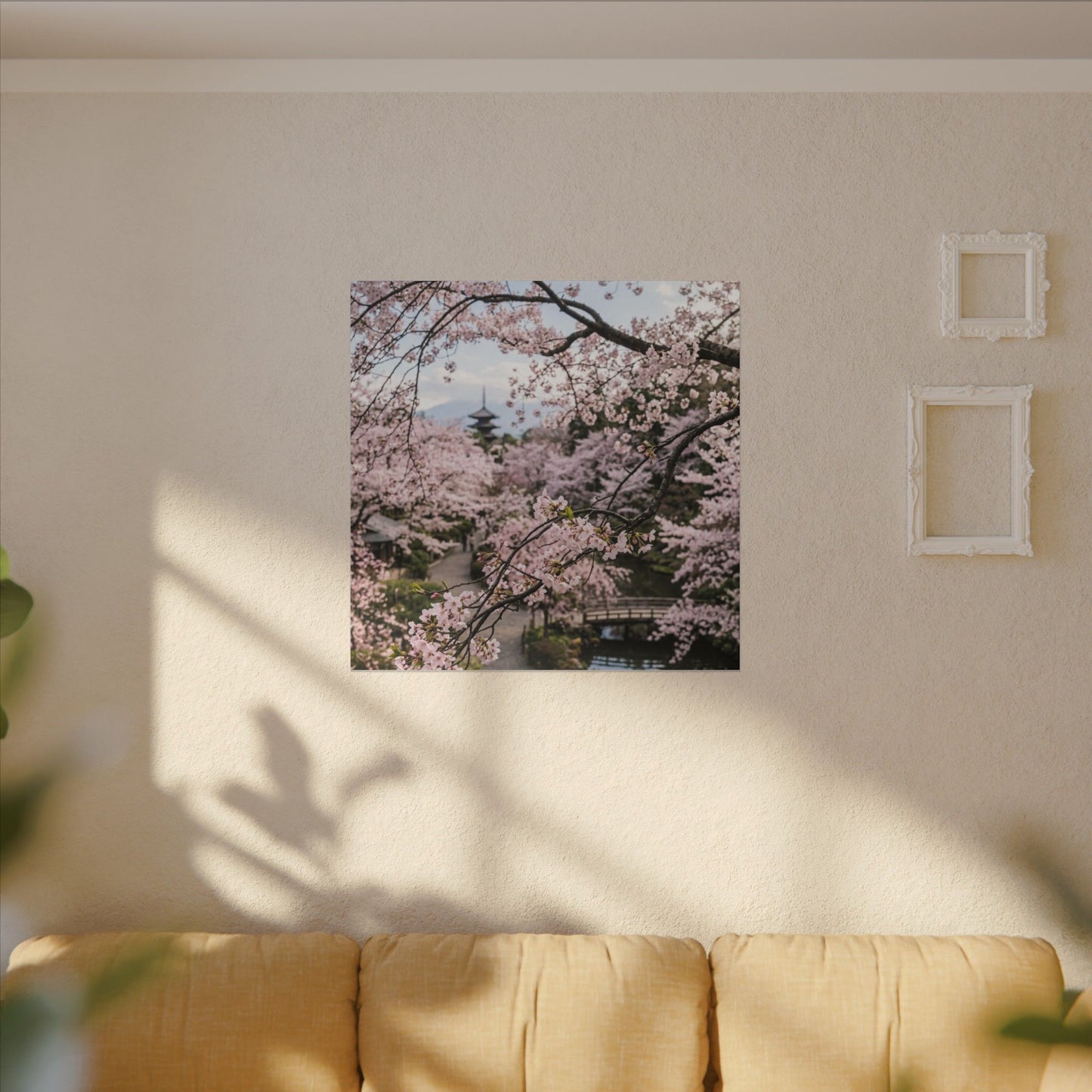 Shibui Ceramic Bowl Canvas Art - Japandi Watercolor