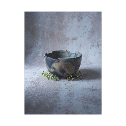 Ceramic Bowl Spring Canvas Art | Japandi Warm Design