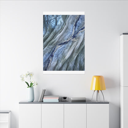 Moonlight Silk Drape Canvas Art - Japandi Mono No Aware