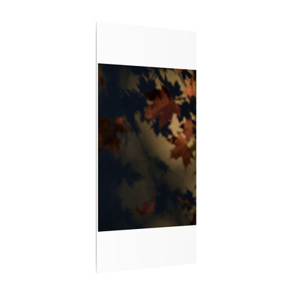 Shadow Play Canvas Art | Autumn Dark Japandi Moody Minimal Art
