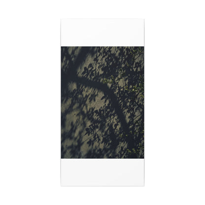 Atmospheric Shadow Play Canvas Art - Moody Minimal Dark Japandi