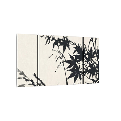 Shoji Screen Canvas Art | Summer Japandi Minimal Line Art