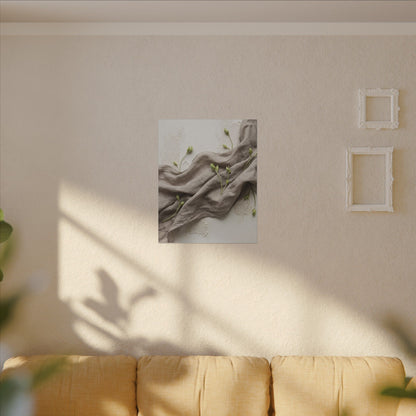 Overcast Silk Drape Canvas Art - Japandi Ma