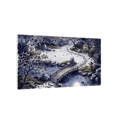 Torii Gate Enso Canvas Art | Contemplative Zen Art