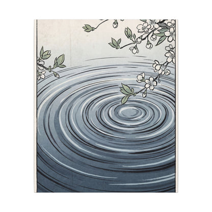 Calm Water Ripple Canvas Art - Ukiyo E Inspired Zen