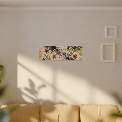 Golden Hour Ink Brushstroke Canvas Art - Zen Shibui