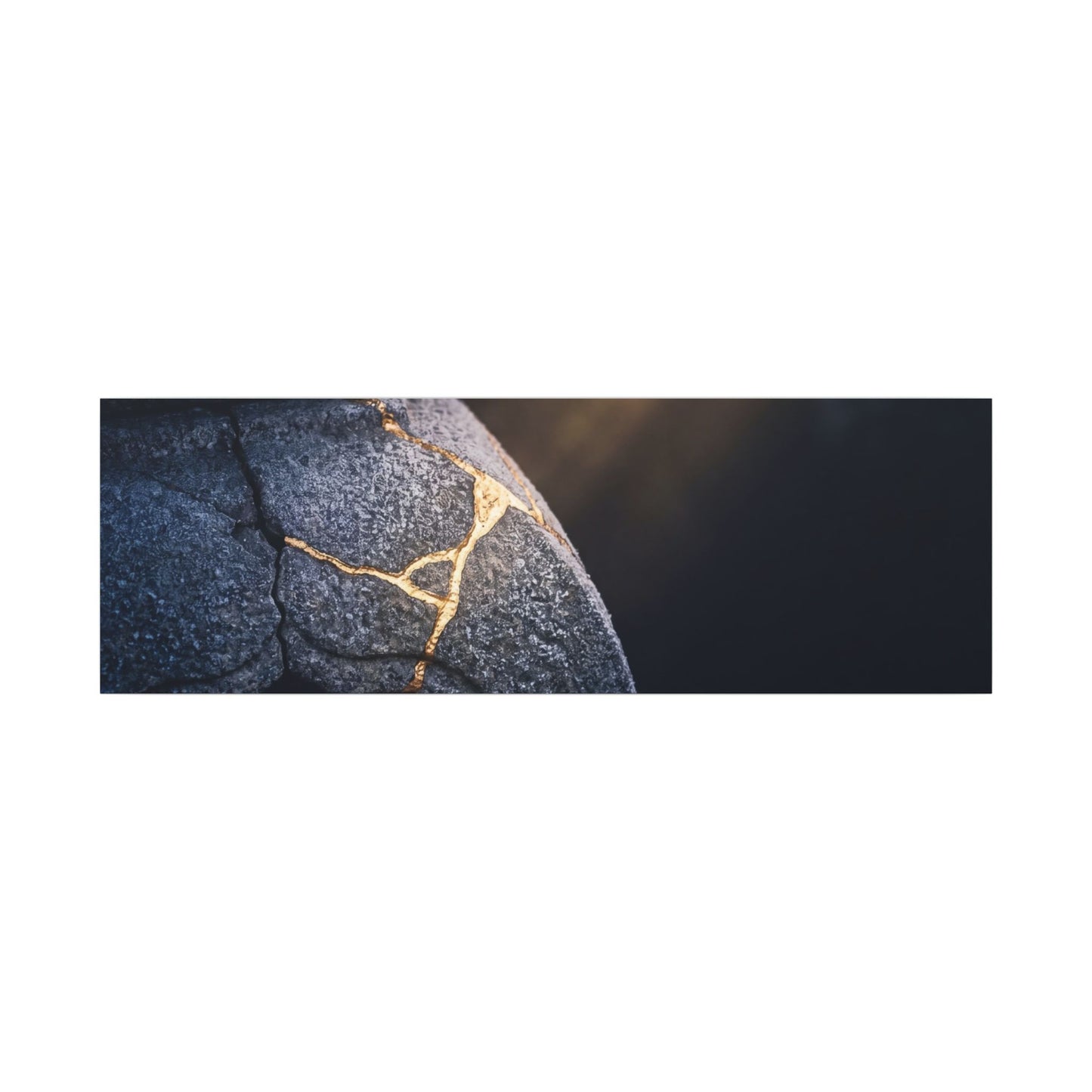 Ma Moonlit Garden Canvas Art - Kintsugi Broken Beauty