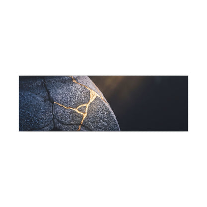 Ma Moonlit Garden Canvas Art - Kintsugi Broken Beauty