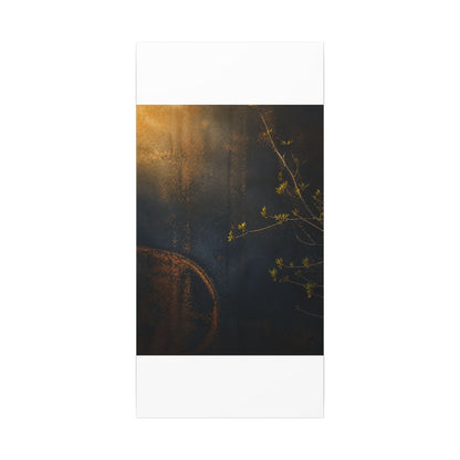 Spring Rust Patina Dark Texture Canvas Art | Moody Decor