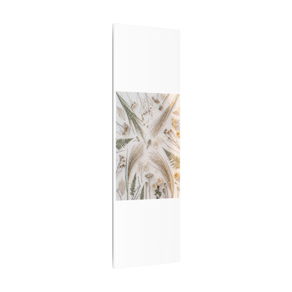 Elegant Dried Flowers Canvas Art - Japanese Pattern Japandi
