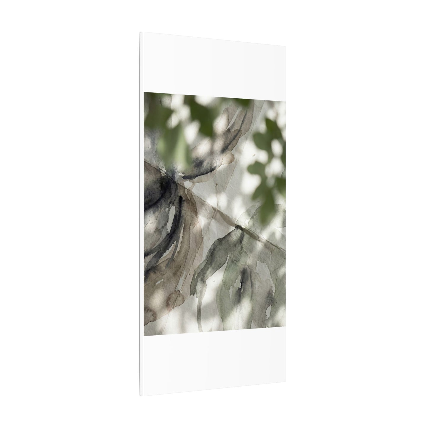 Spring Paper Fold Watercolor Canvas Art | Warm Decor