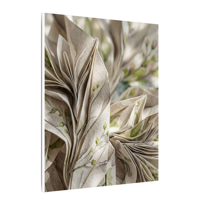 Fukinsei Paper Fold Canvas Art - Japandi Watercolor