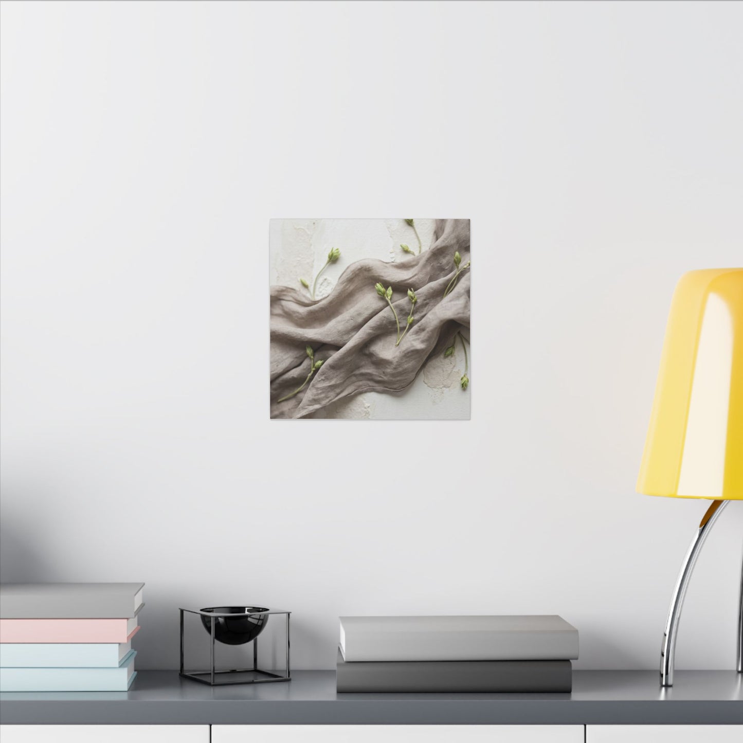 Overcast Silk Drape Canvas Art - Japandi Ma