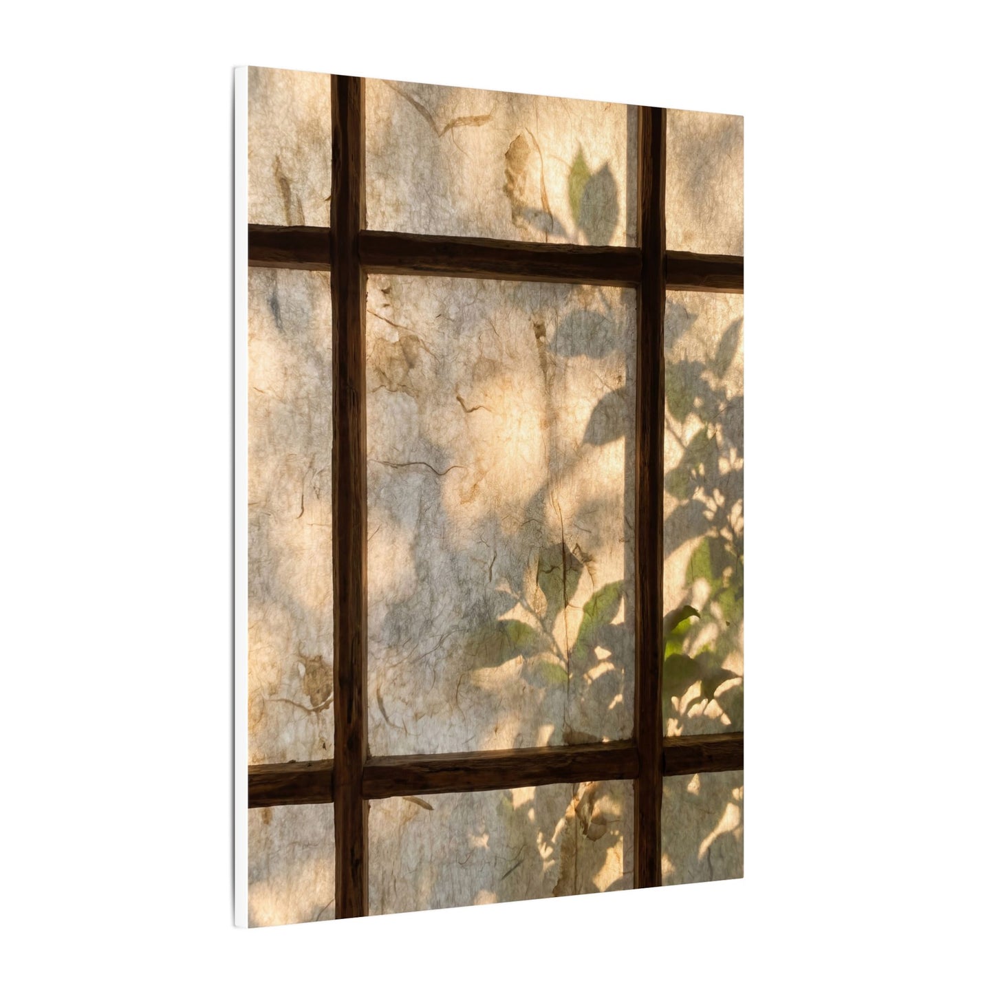 Golden Hour Shoji Screen Canvas Art - Japandi Mono No Aware