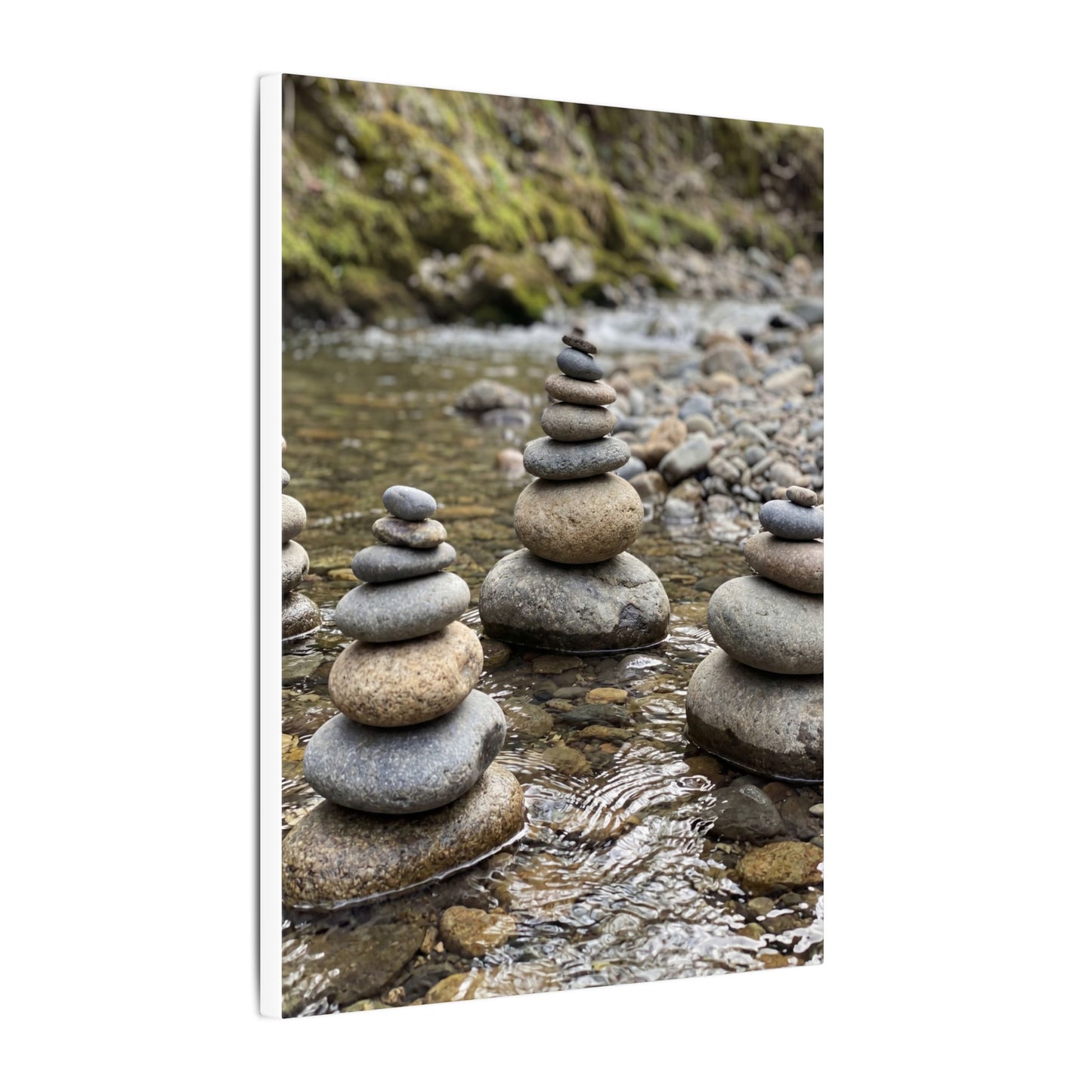Bamboo Grove Winter Canvas Art | Zen Serene Design