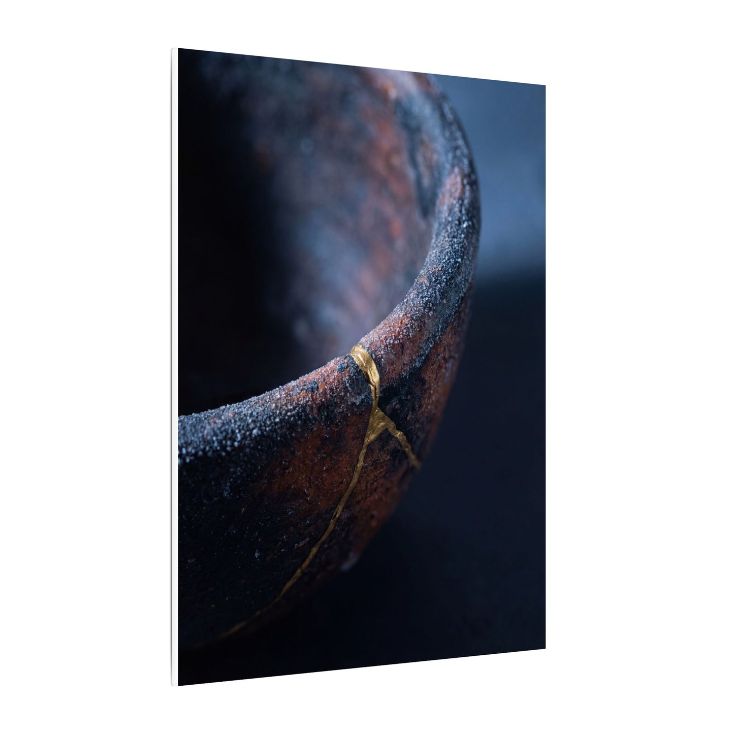 Artful Ceramic Bowl Canvas Art - Broken Beauty Kintsugi