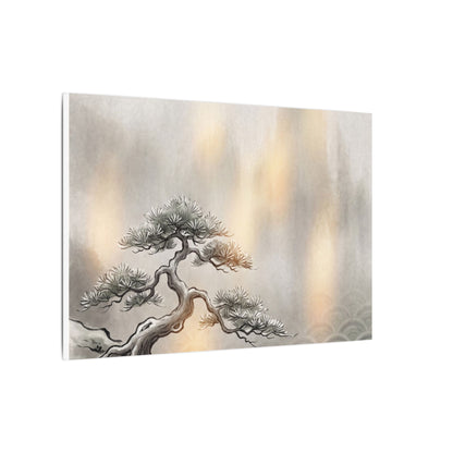 Pine Tree Canvas Art | Winter Japandi Japanese Pattern Art