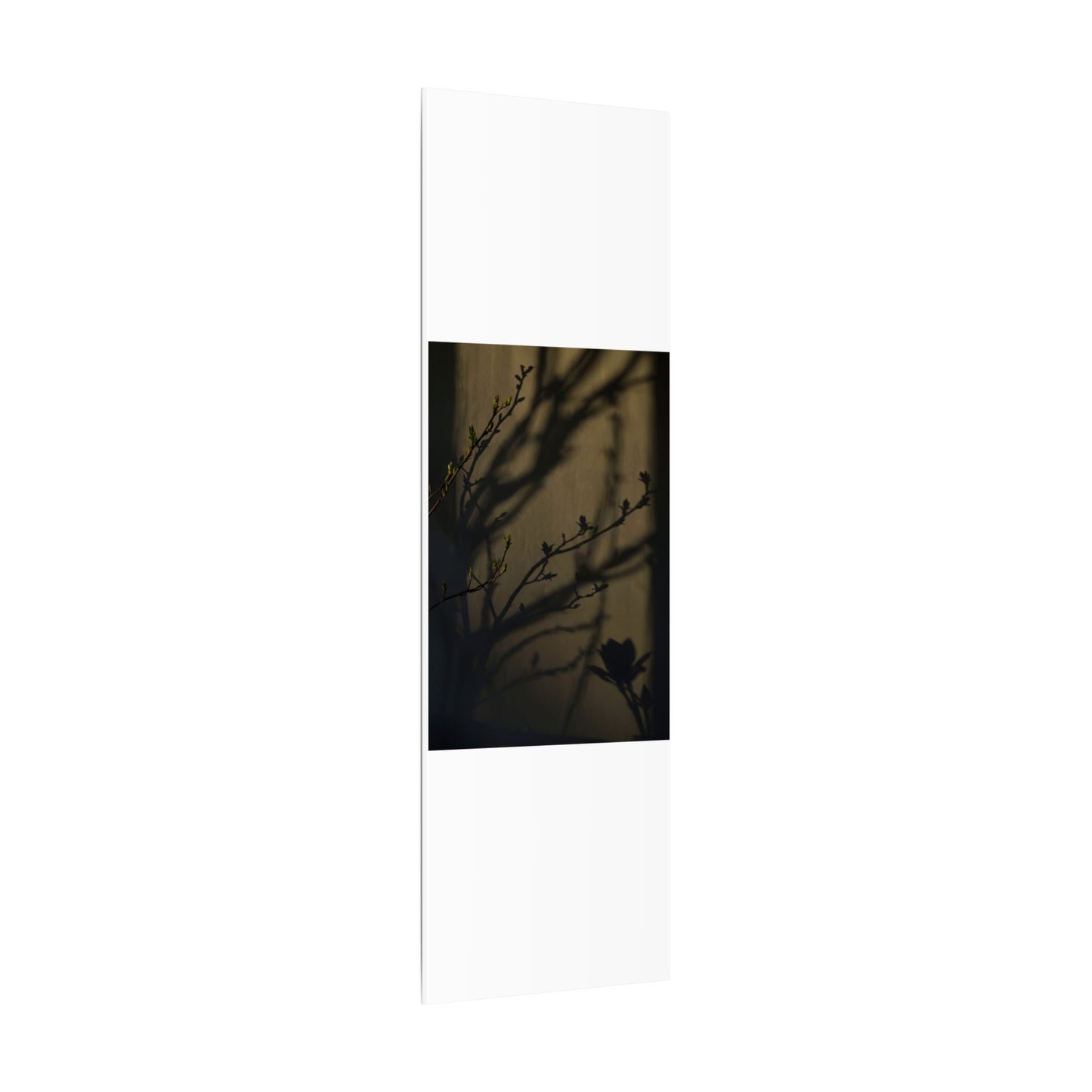 Seijaku Shadow Play Canvas Art - Dark Japandi Charcoal Ink