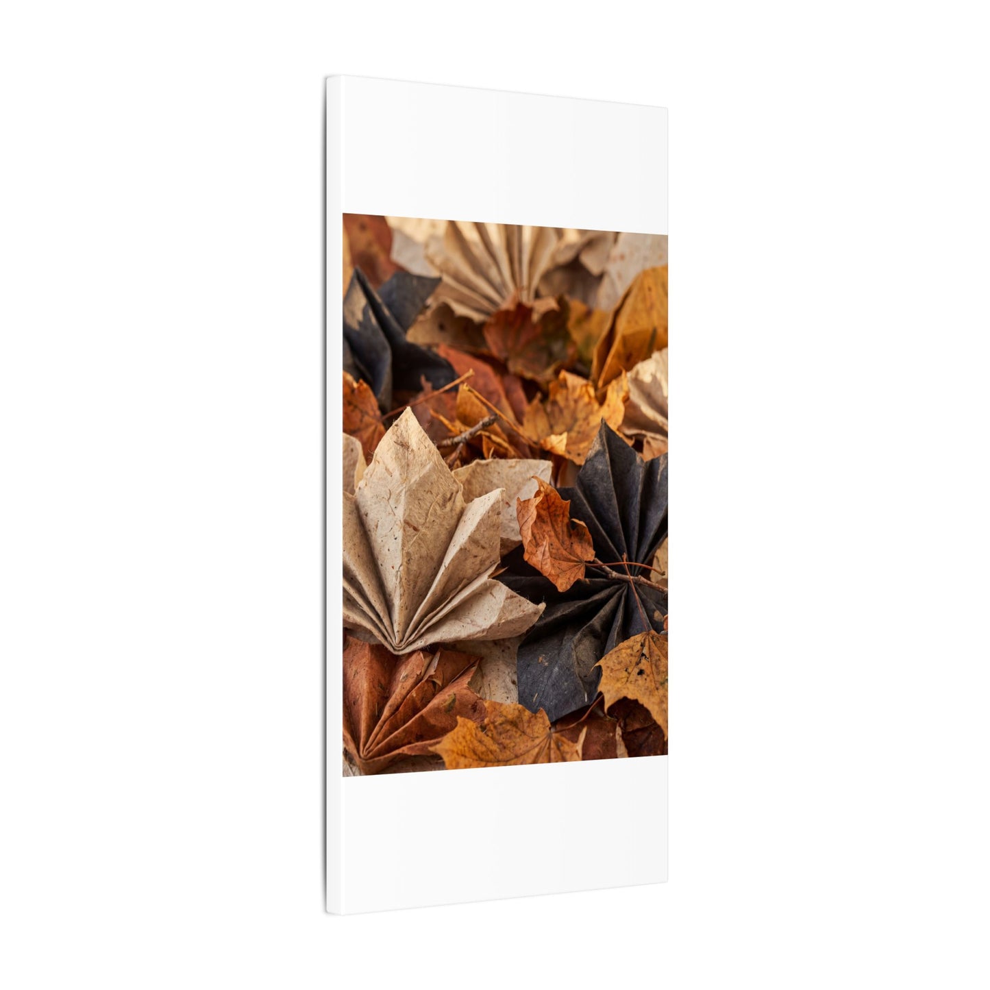 Paper Fold Texture Canvas Art | Elegant Japandi Art