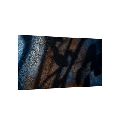 Moonlight Shadow Play Canvas Art - Dark Japandi Ma