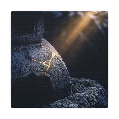 Ma Moonlit Garden Canvas Art - Kintsugi Broken Beauty
