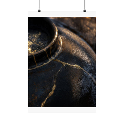 Winter Rust Patina Broken Beauty Wall Art Print | Artful Decor